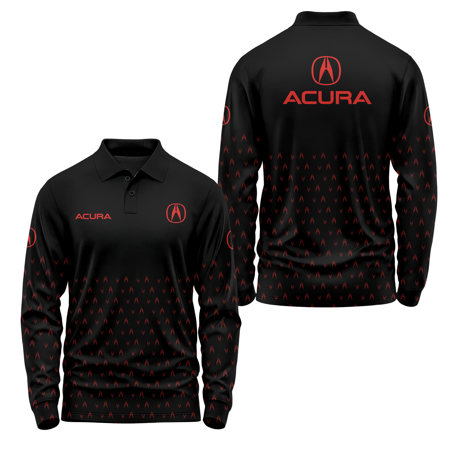 Acura Long Sleeve Polo USPL2721