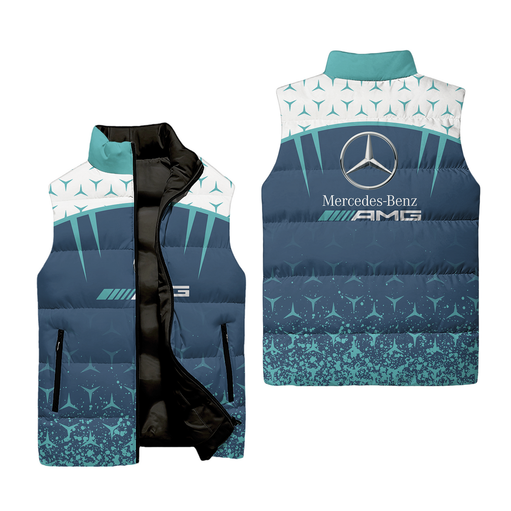 Mercedes Sleeveless Puffer Jacket MERC024