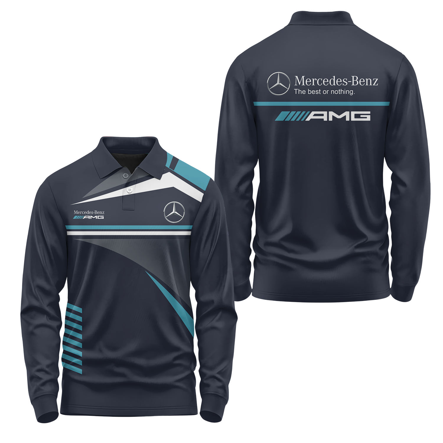 Mercedes Long Sleeve Polo MERC001