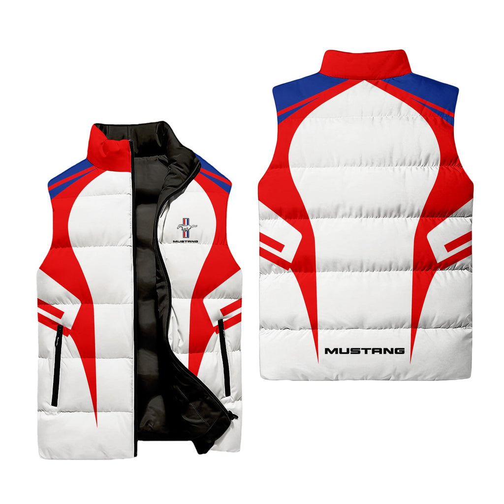Ford Mustang Sleeveless Puffer Jacket USPL2705