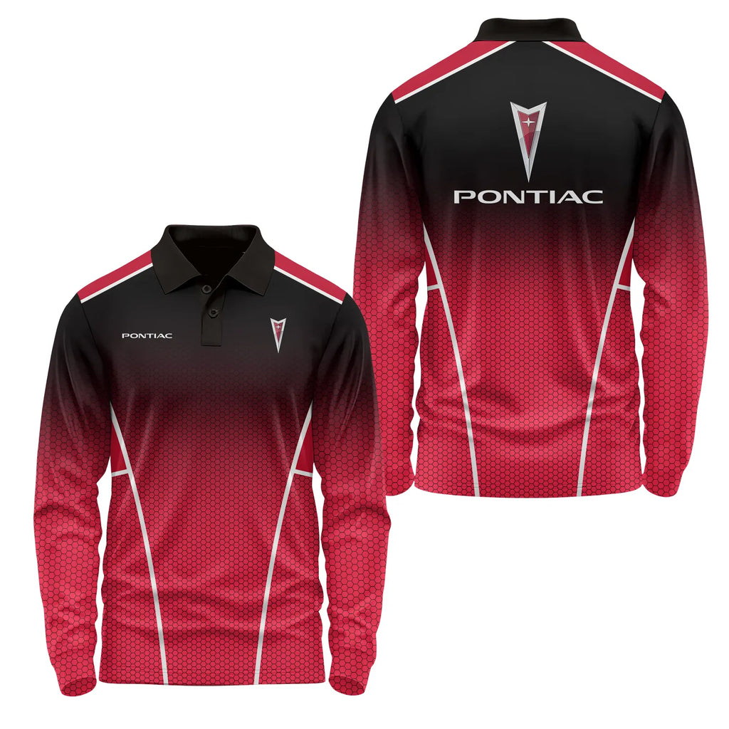 Pontiac Long Sleeve Polo SC019
