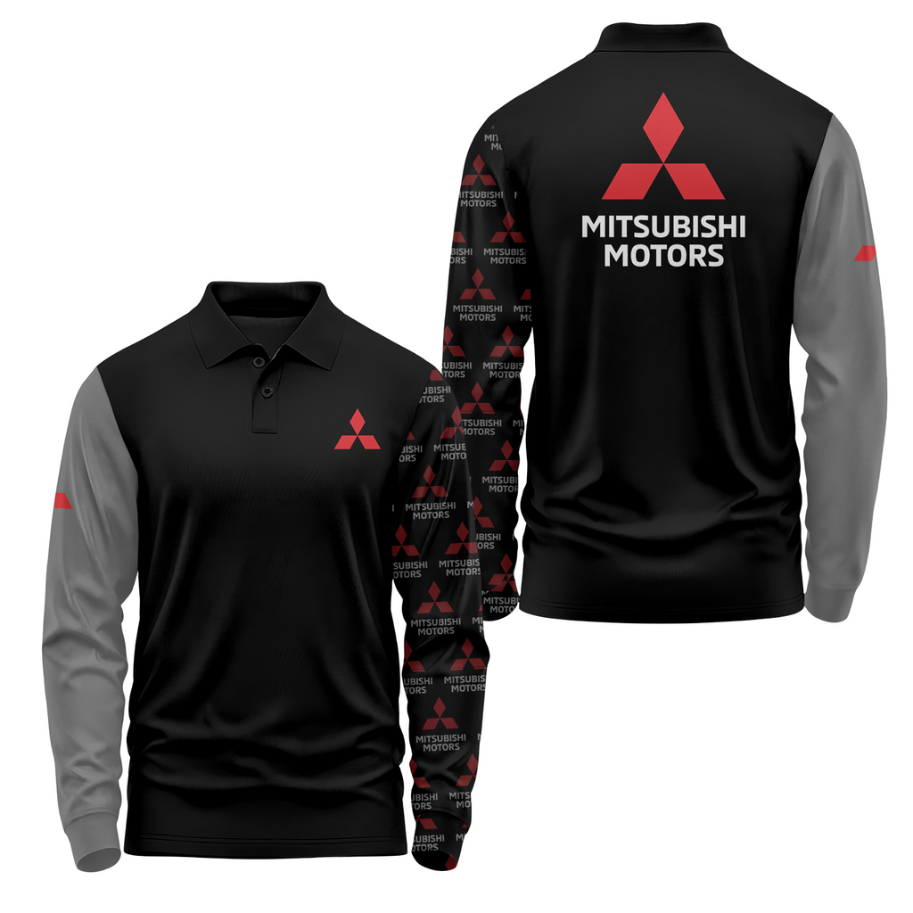 Mitsubishi Long Sleeve Polo USPL2364