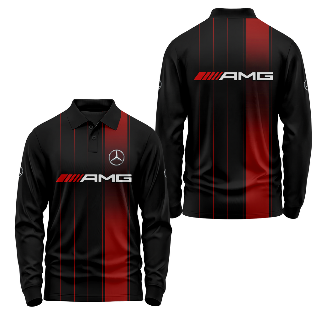 Mercedes Long Sleeve Polo MERC011