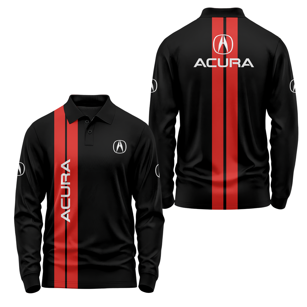 Acura Long Sleeve Polo USPL2727