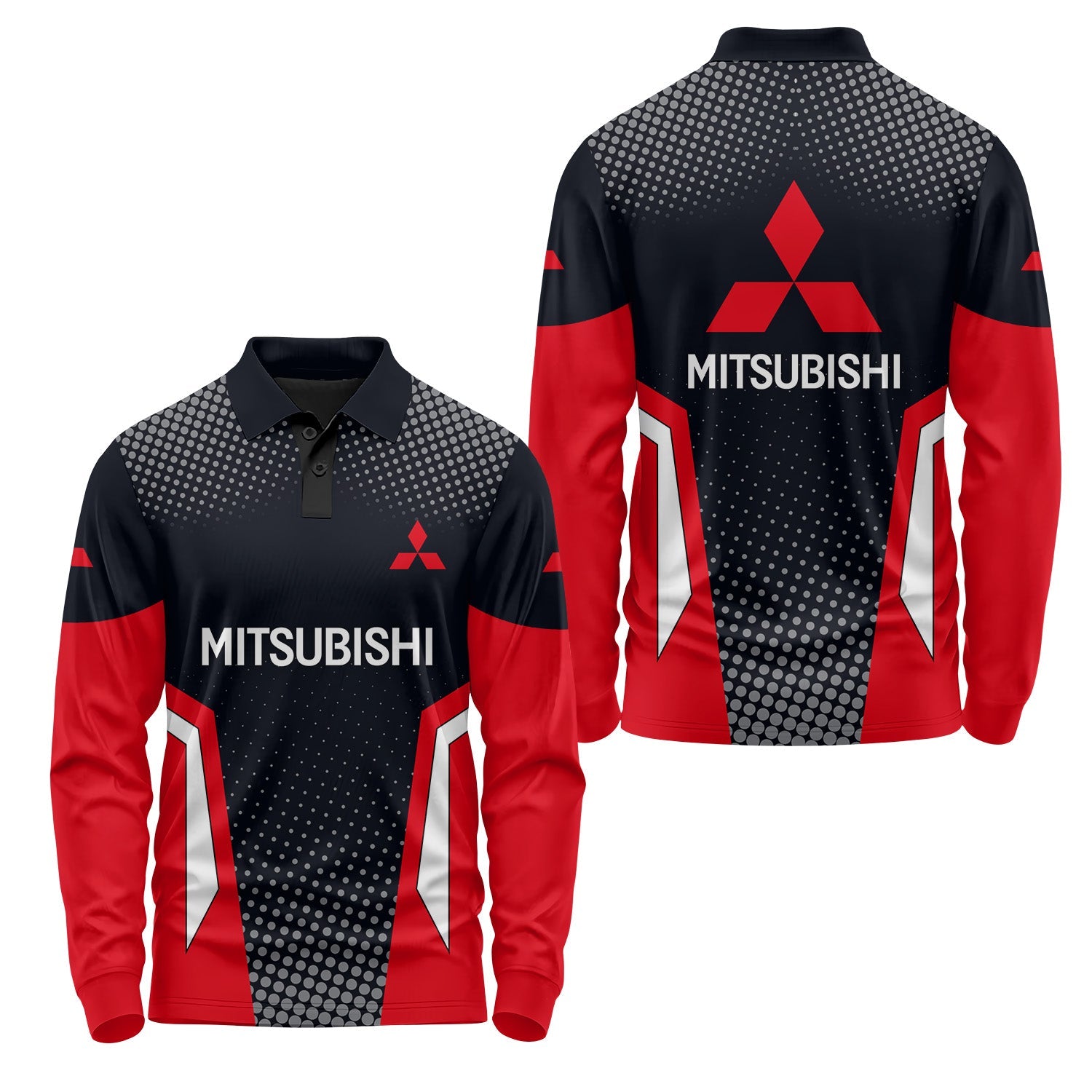 Mitsubishi Long Sleeve Polo USPL2404