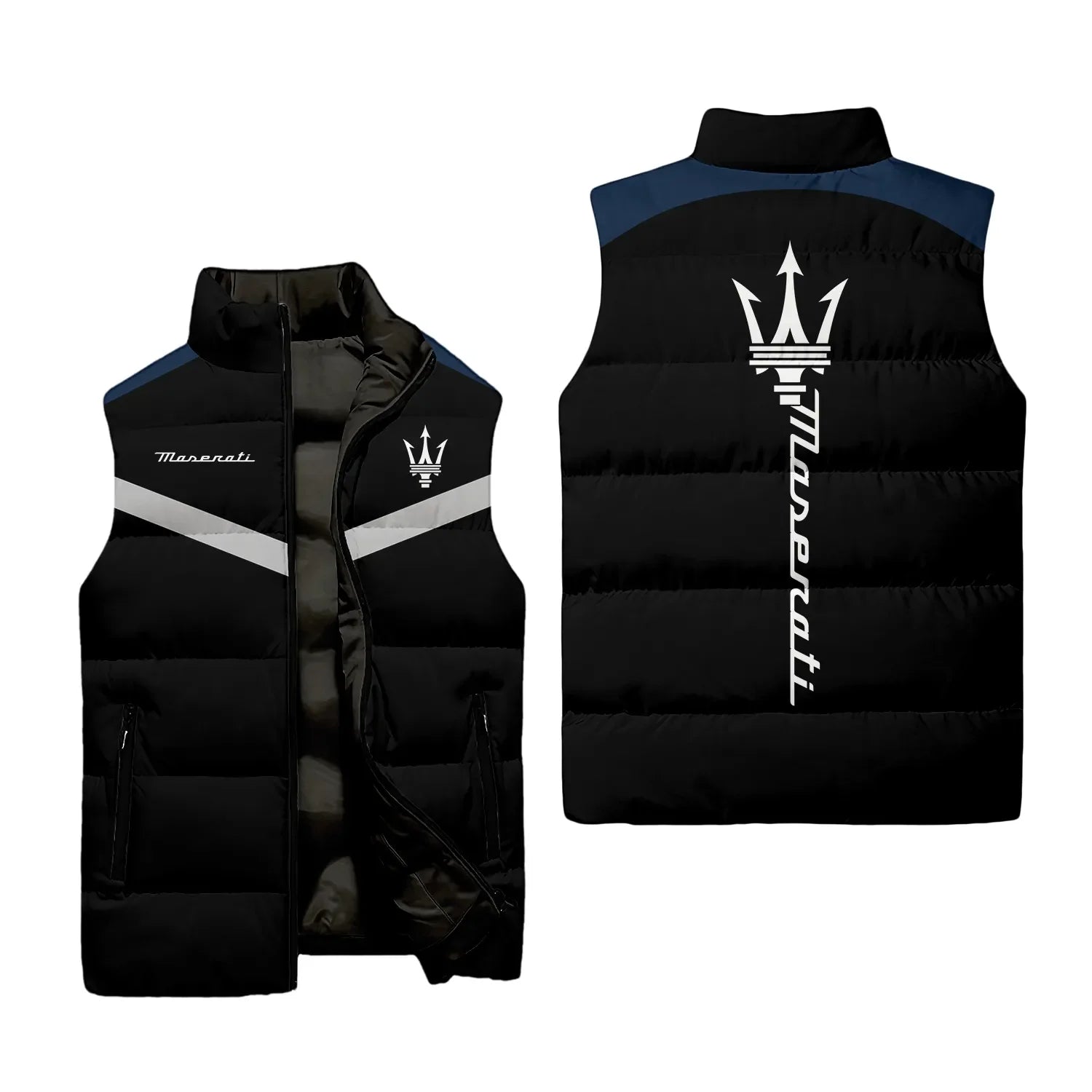Maserati Sleeveless Puffer Jacket SC035