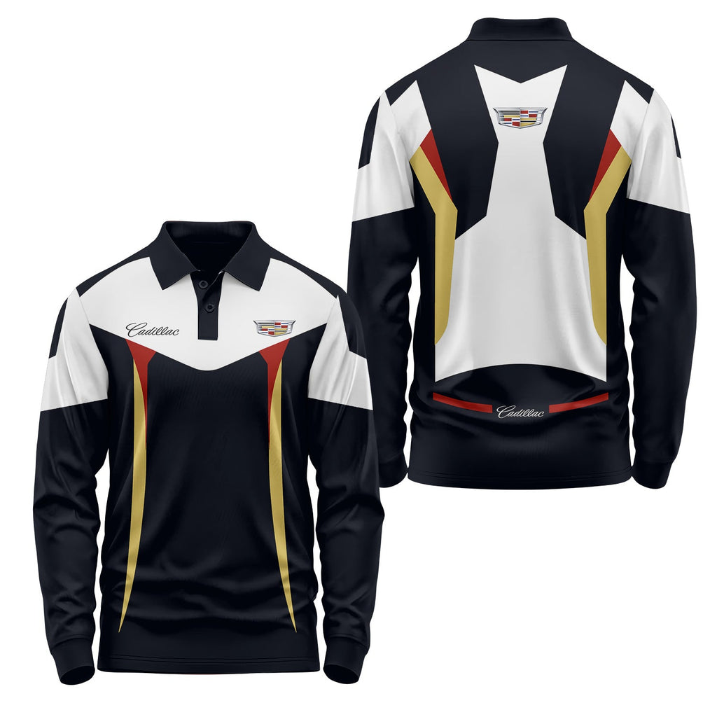 Cadillac Long Sleeve Polo USPL2803