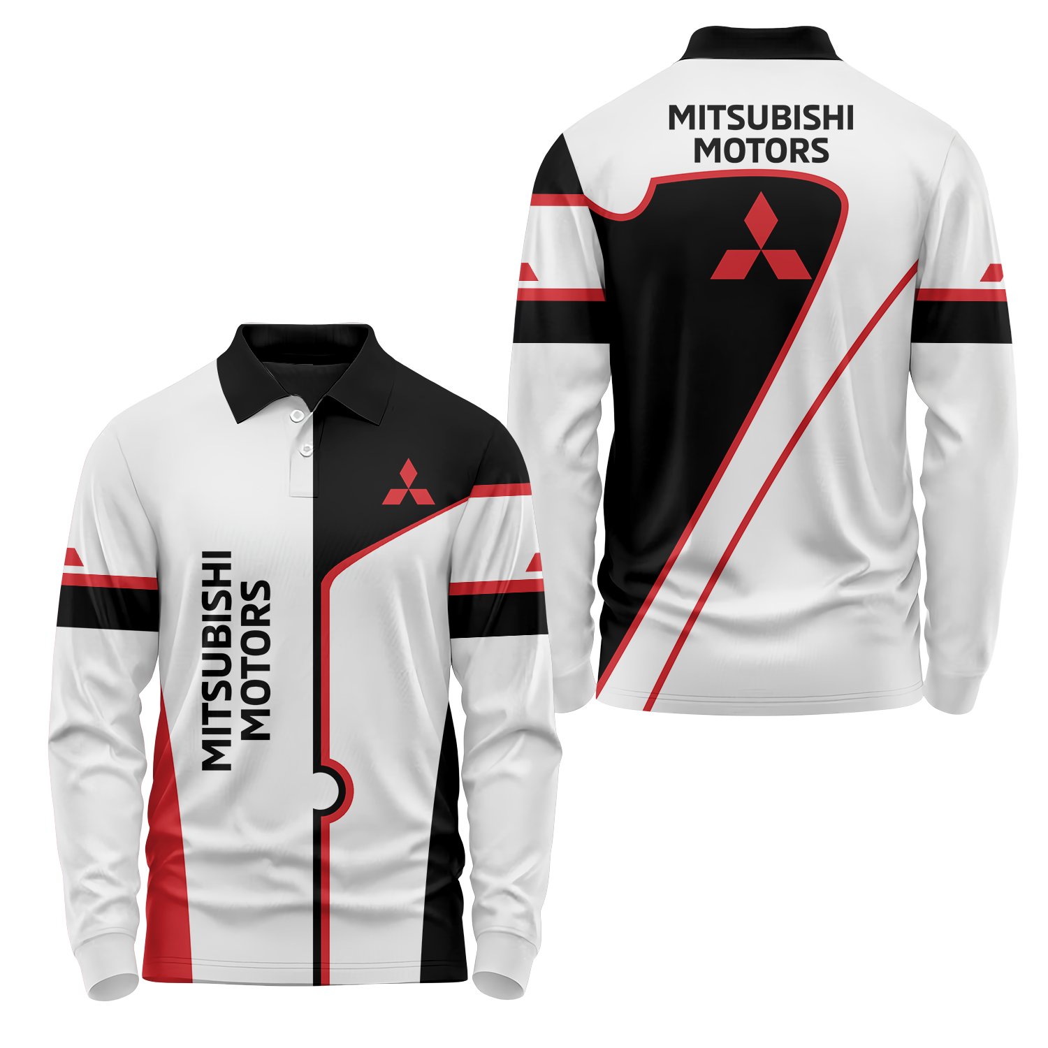 Mitsubishi Long Sleeve Polo USPL2370