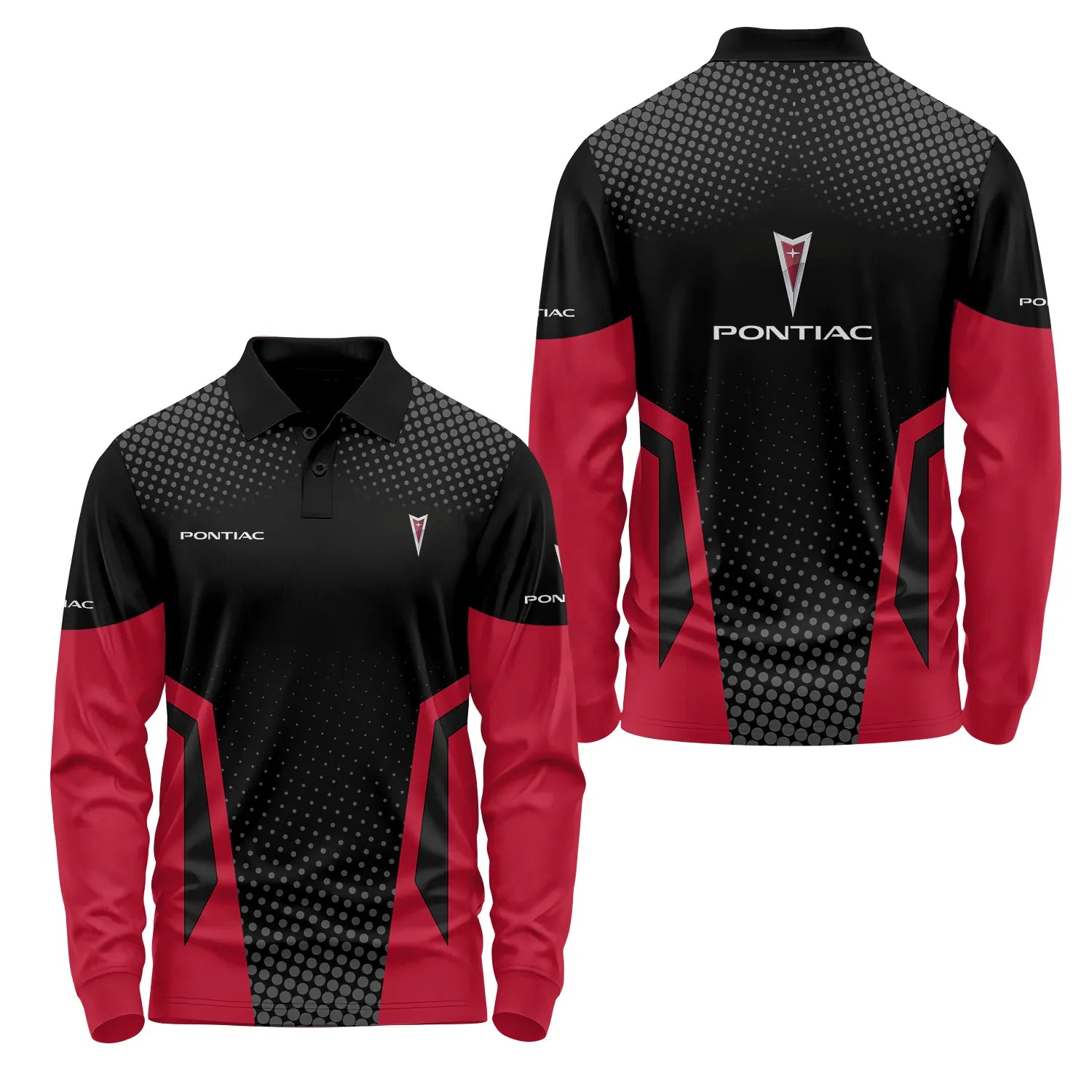 Pontiac Long Sleeve Polo SC032