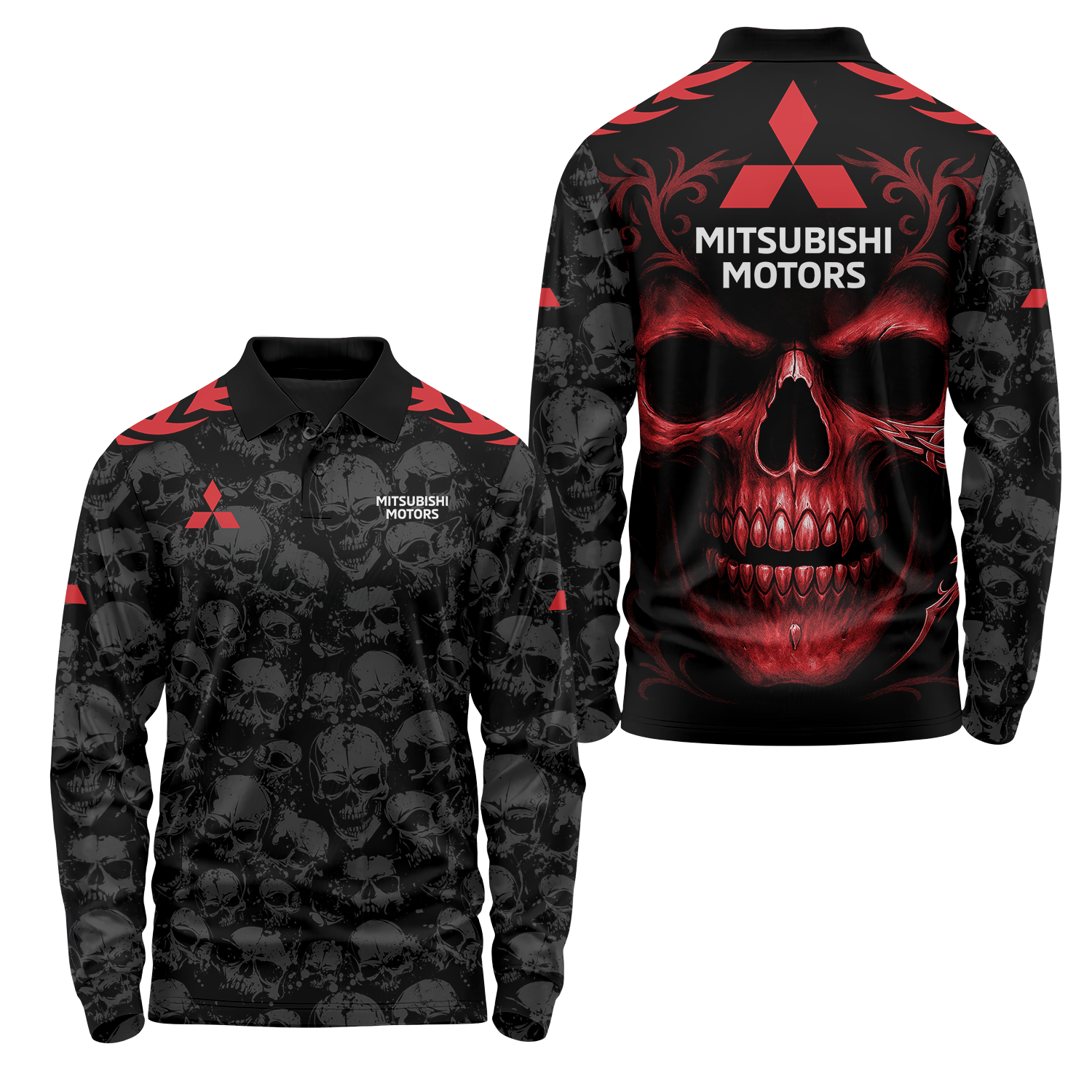 Mitsubishi Long Sleeve Polo USPL2375