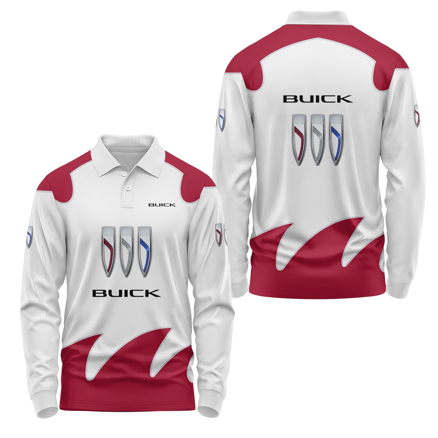 Buick Long Sleeve Polo USPL3136