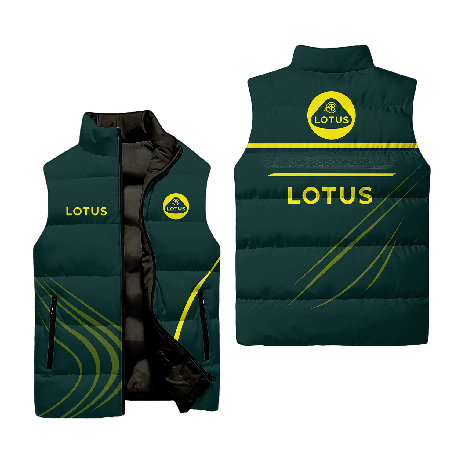 Lotus Sleeveless Puffer Jacket USPL2564