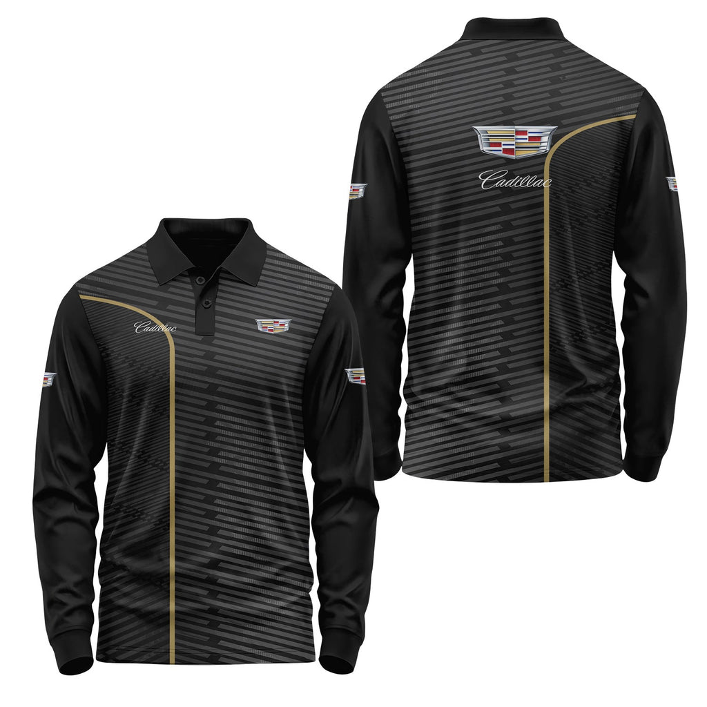 Cadillac Long Sleeve Polo USPL2821
