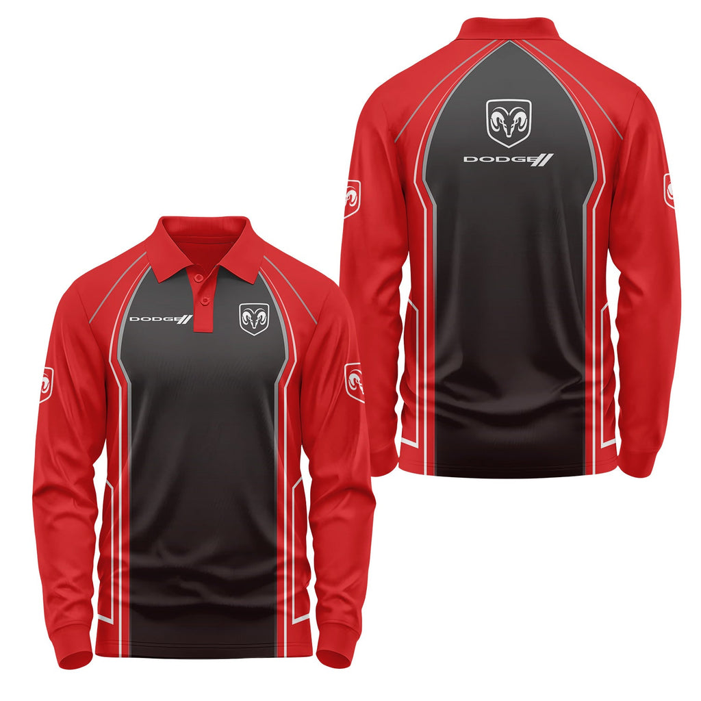 Dodge Long Sleeve Polo USPL2933