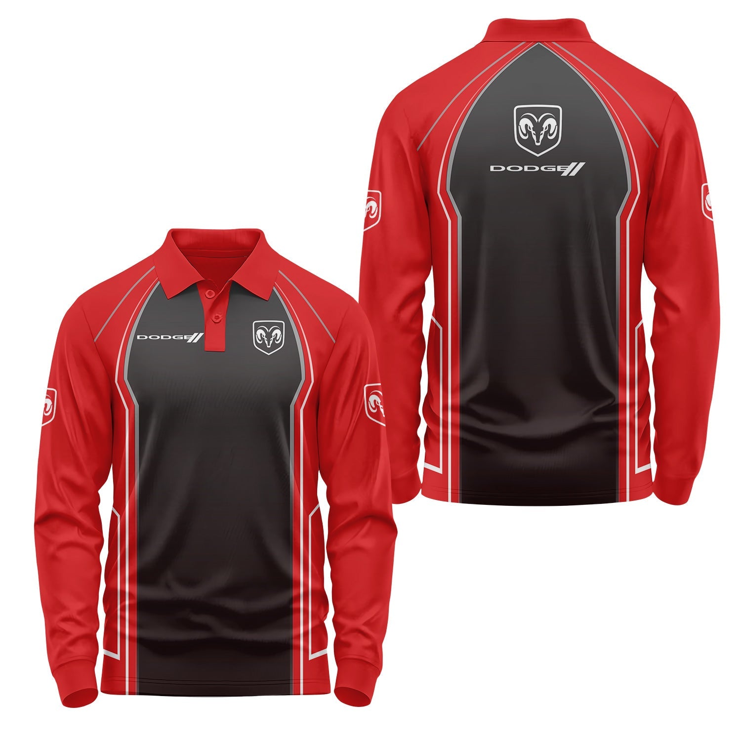 Dodge Long Sleeve Polo USPL2933