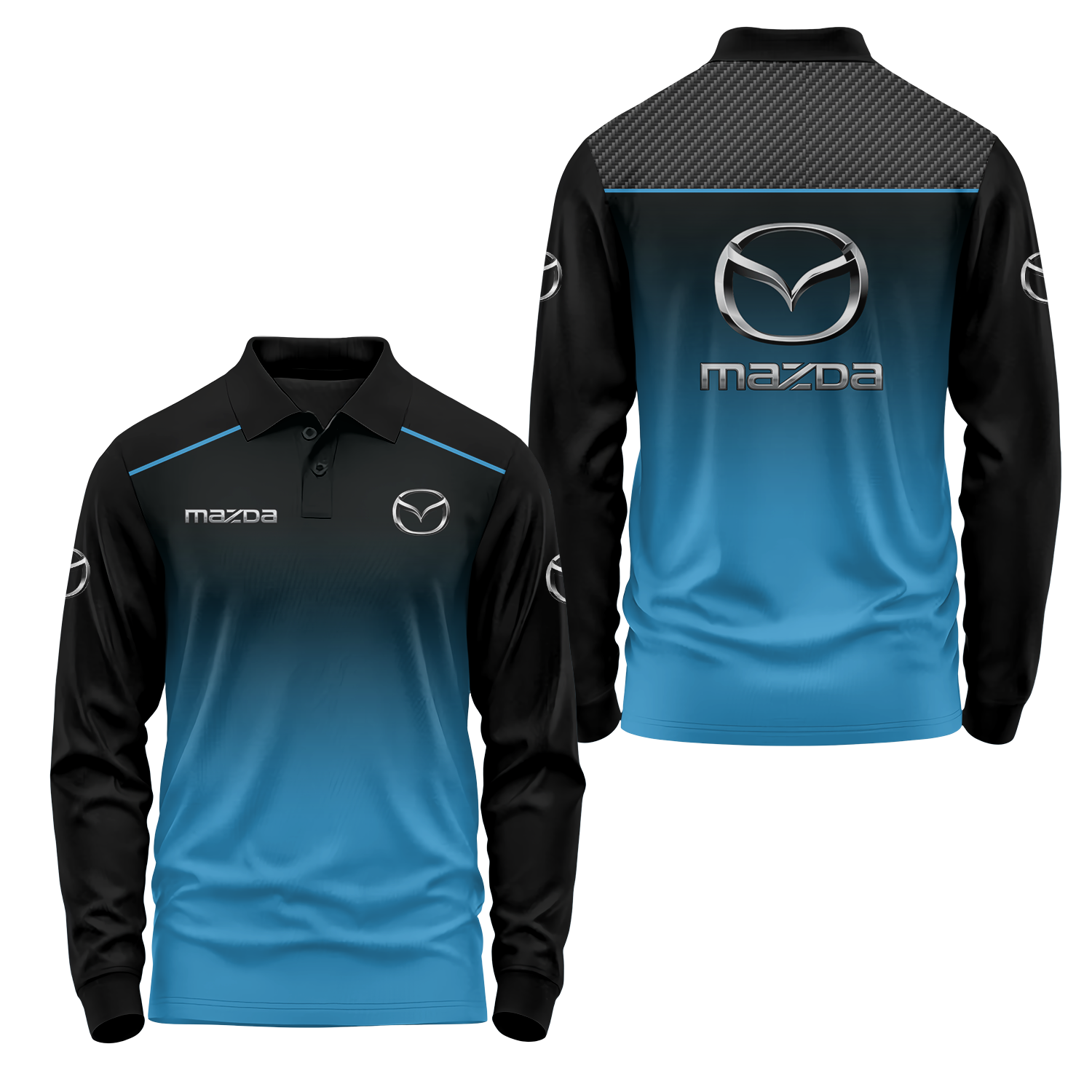 Mazda Long Sleeve Polo USPL2317