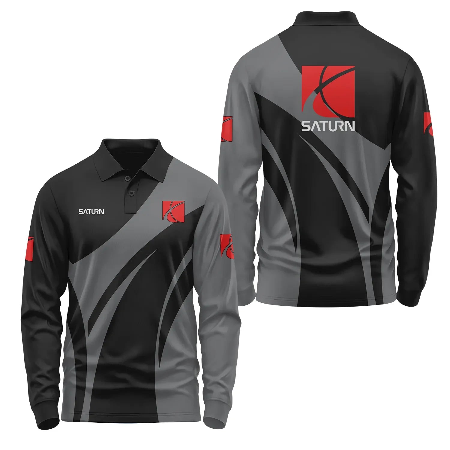 Saturn Long Sleeve Polo SC022