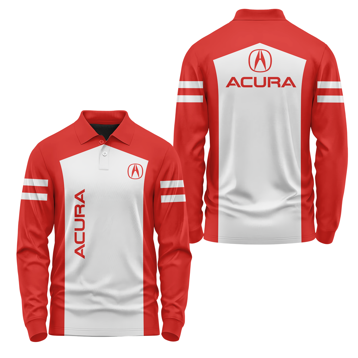 Acura Long Sleeve Polo USPL2765