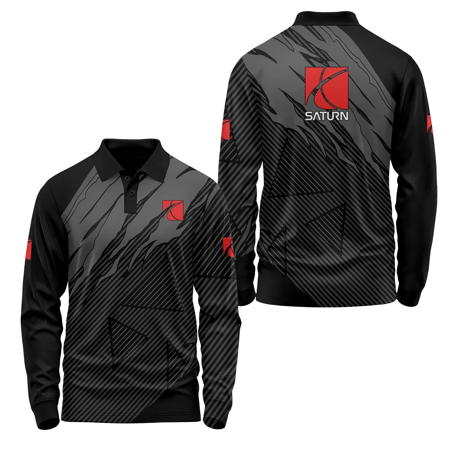 Saturn Long Sleeve Polo SC009
