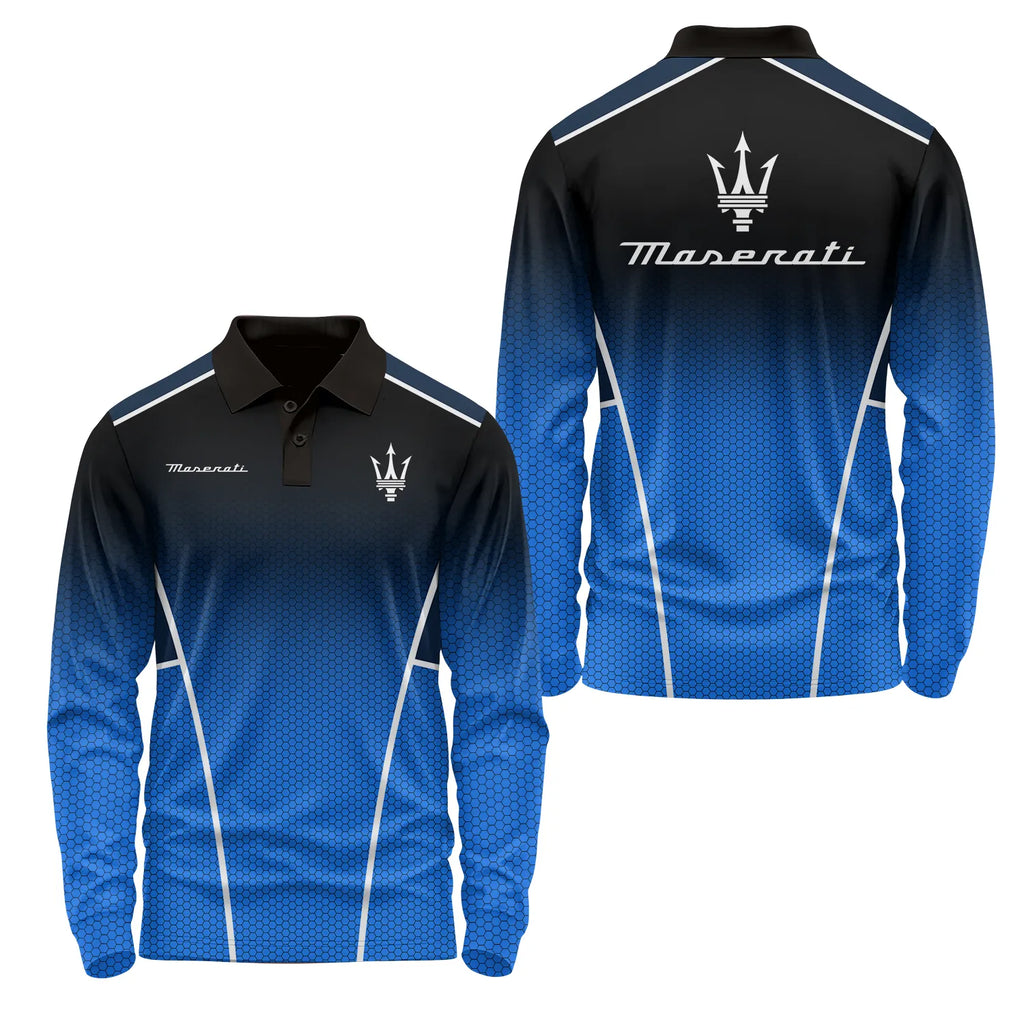 Maserati Long Sleeve Polo SC019