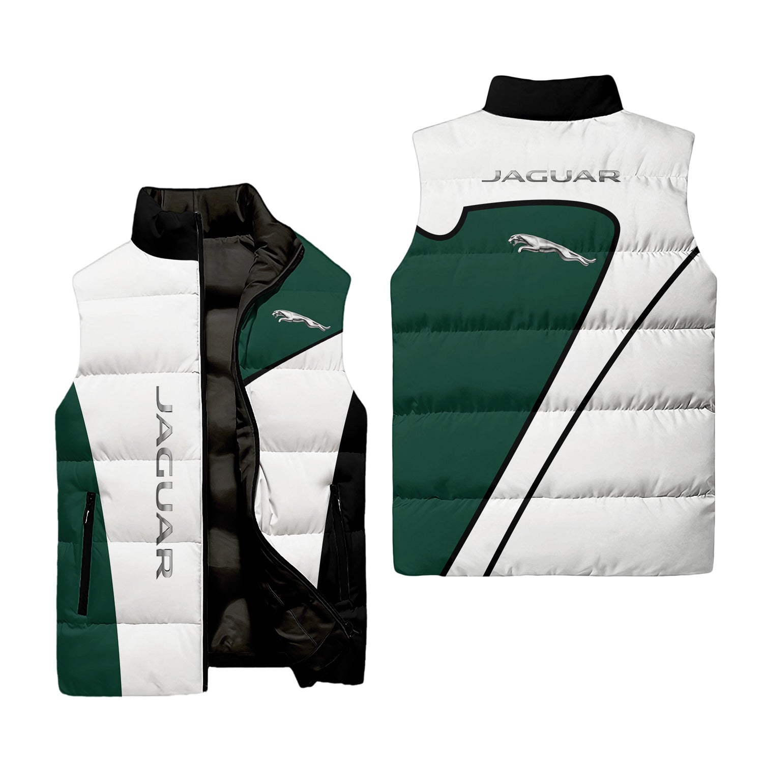 Jaguar Sleeveless Puffer Jacket USPL3210