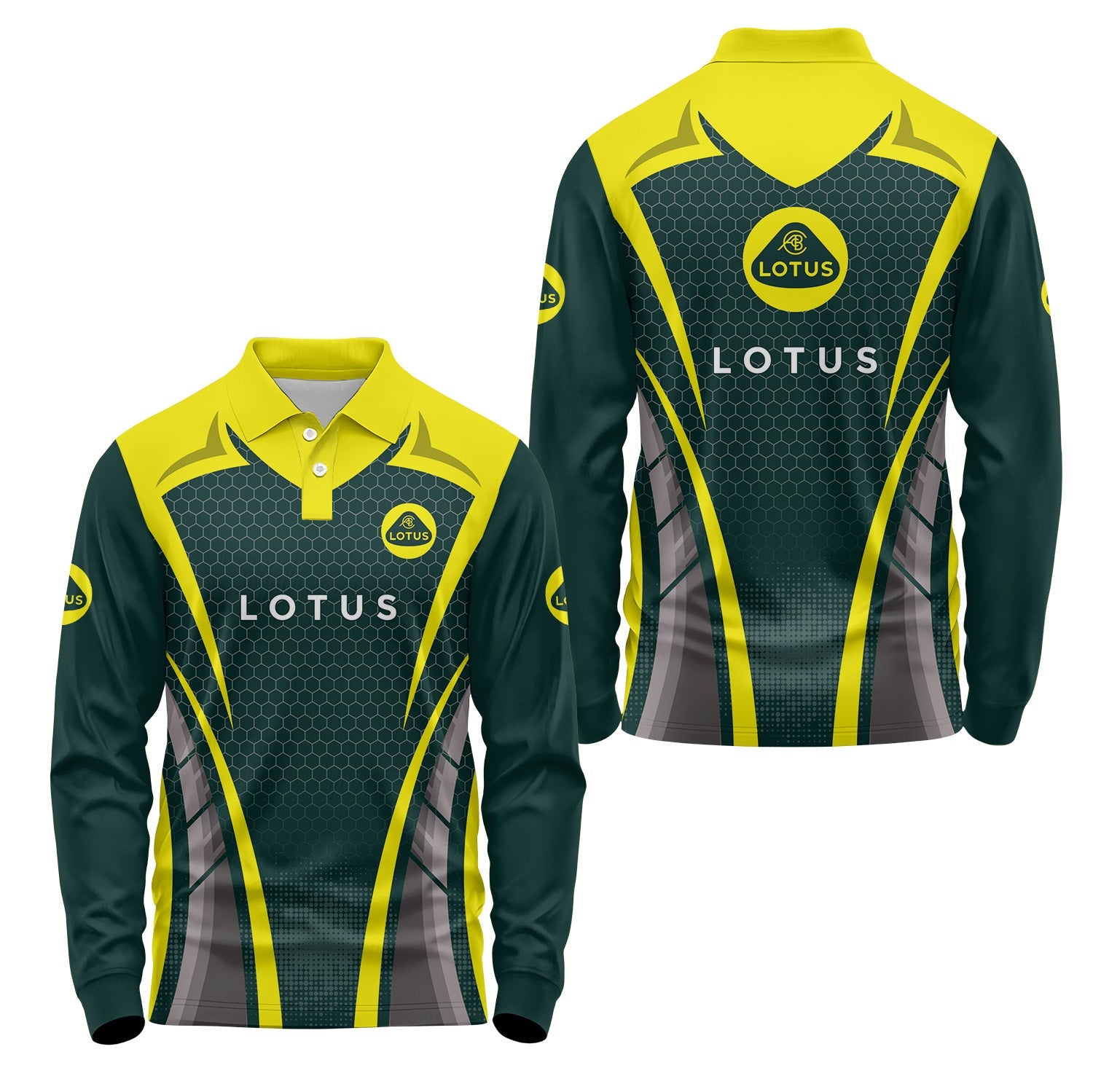 Lotus Long Sleeve Polo USPL2593
