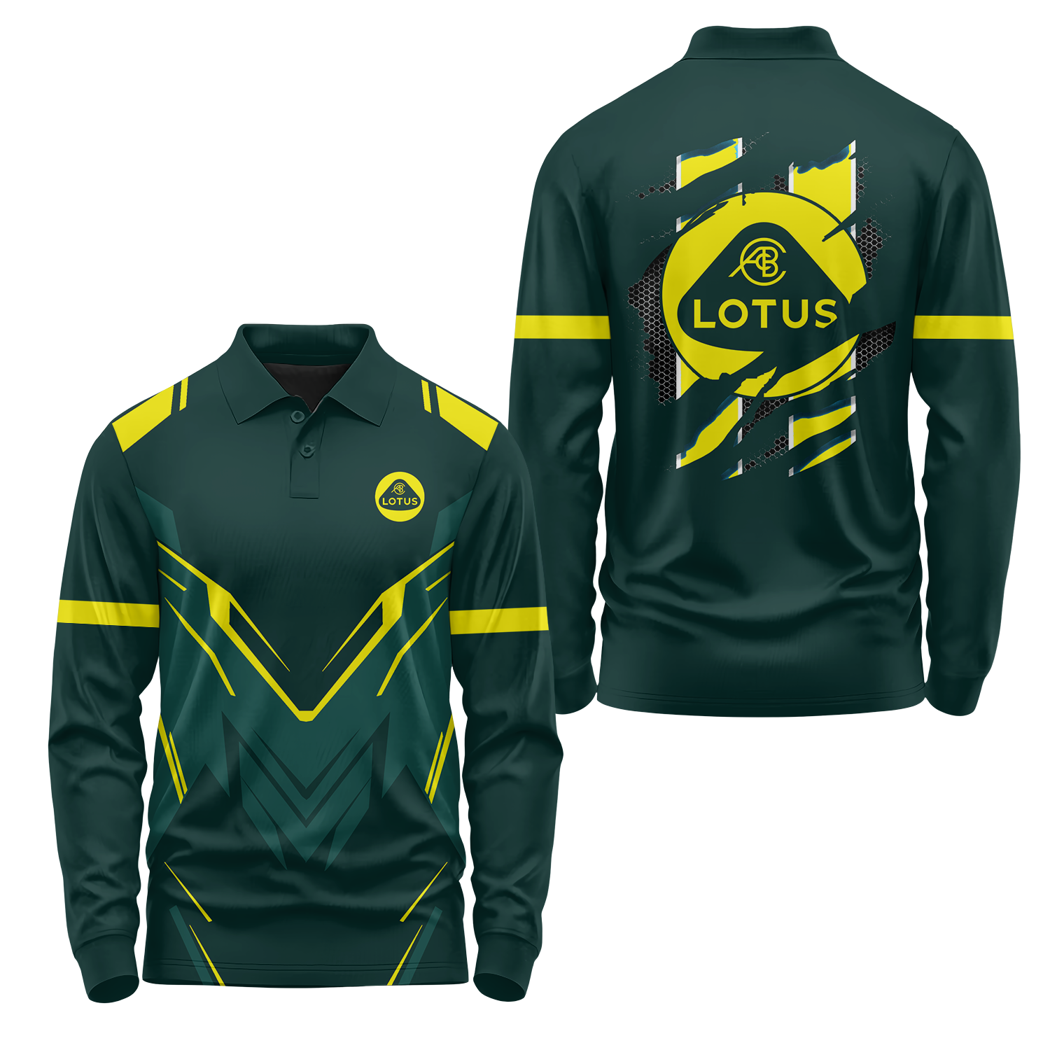 Lotus Long Sleeve Polo USPL2597