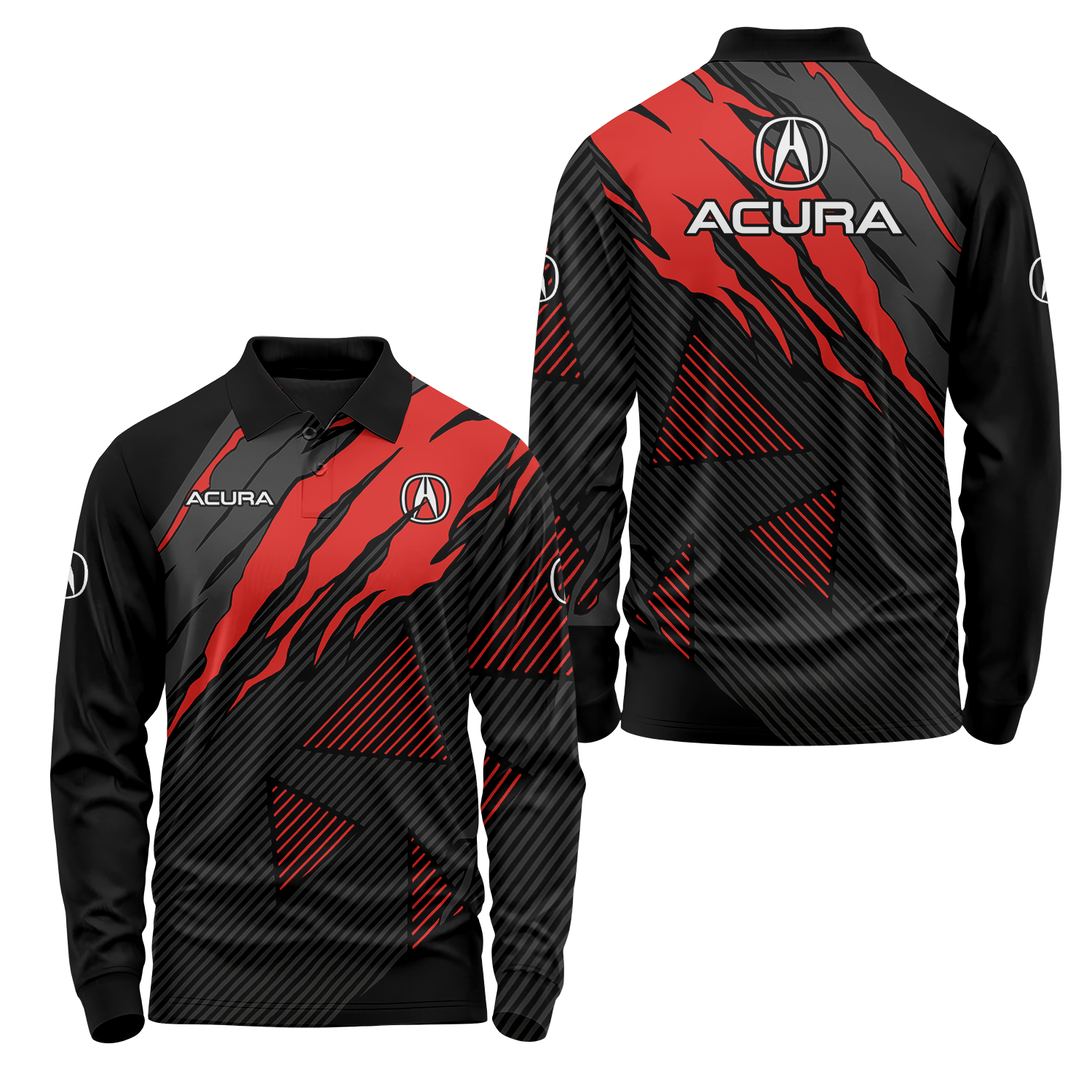 Acura Long Sleeve Polo USPL2780