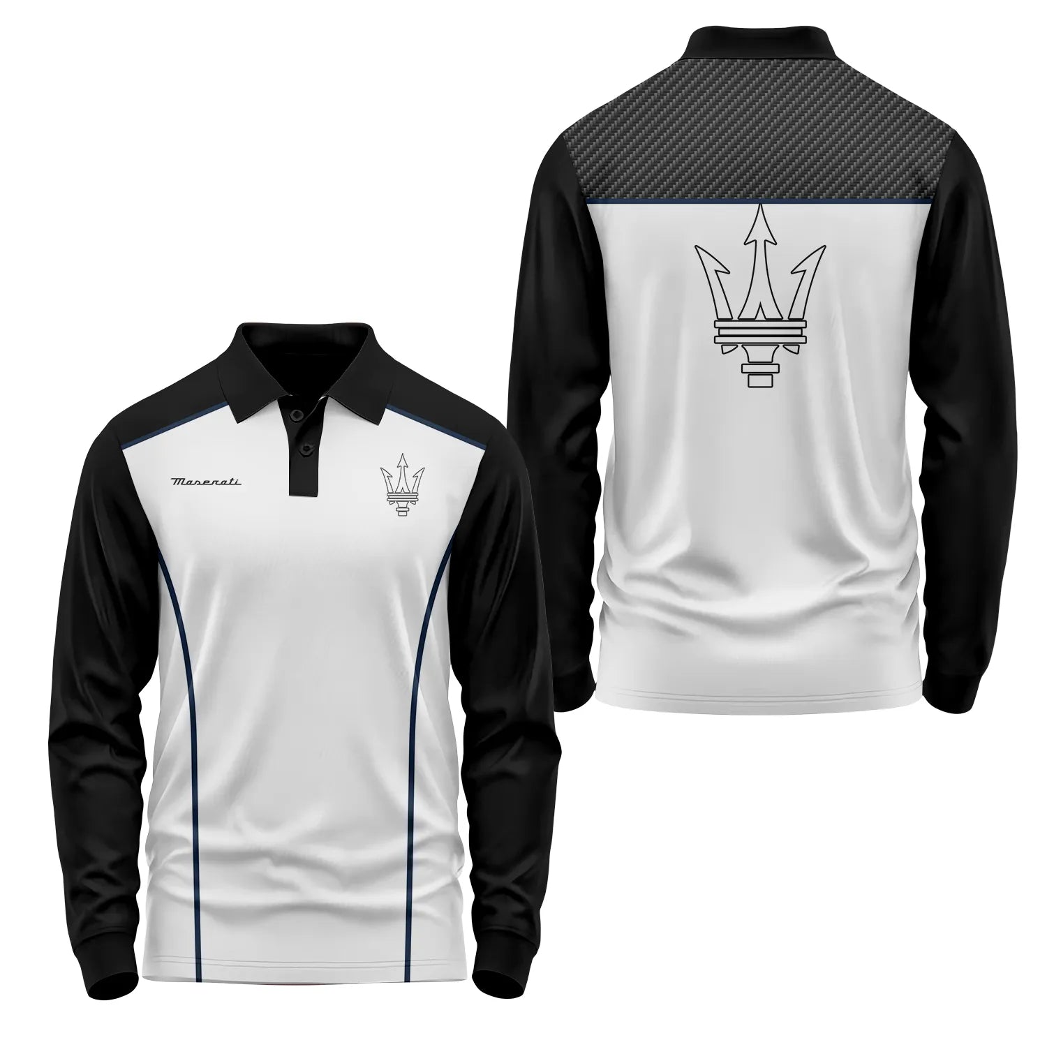 Maserati Long Sleeve Polo SC011