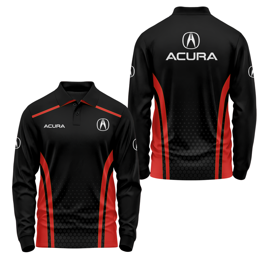 Acura Long Sleeve Polo USPL2741