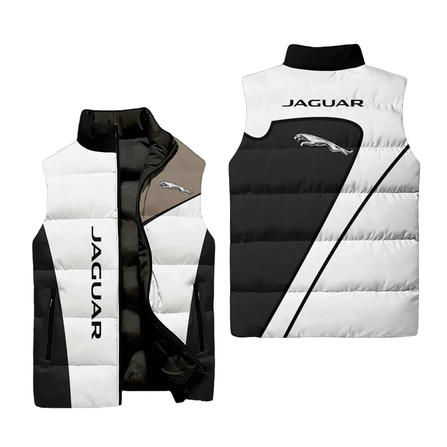 Jaguar Sleeveless Puffer Jacket SC010