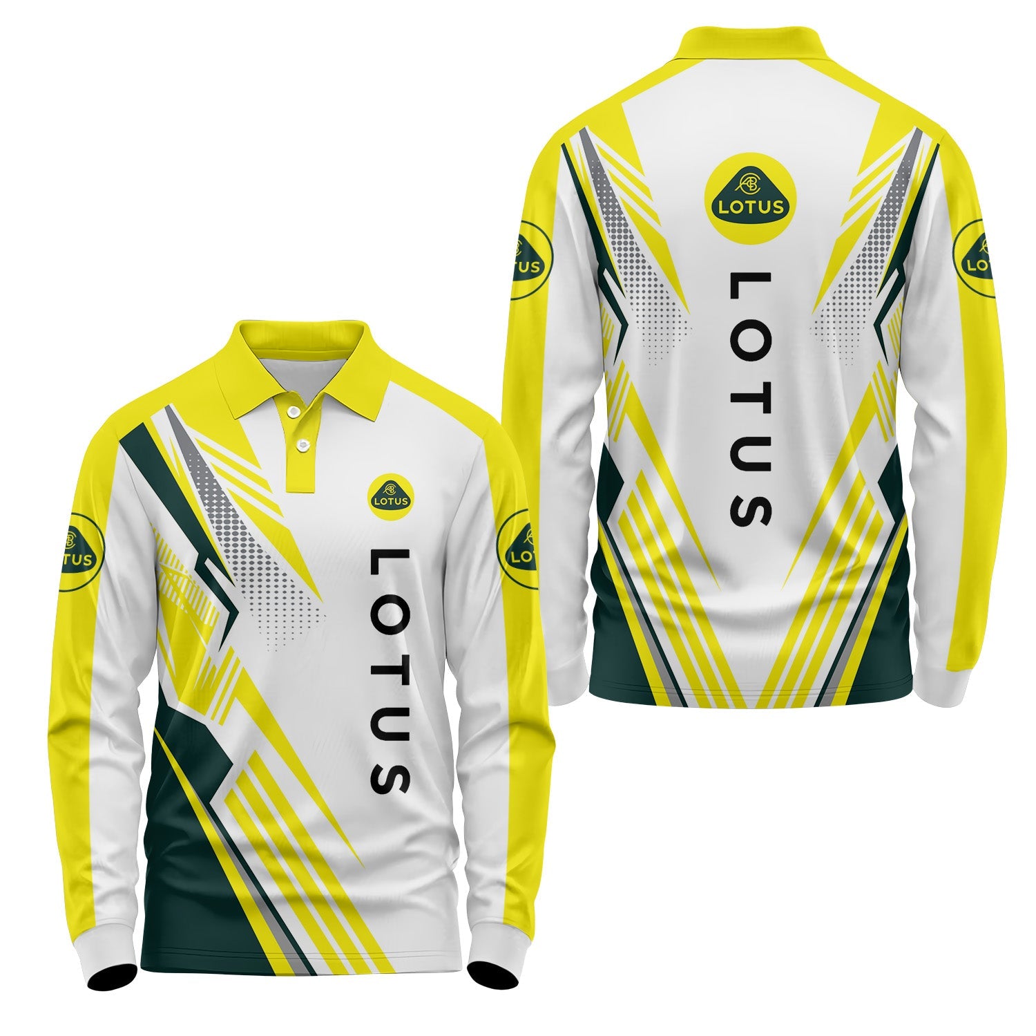 Lotus Long Sleeve Polo USPL2575