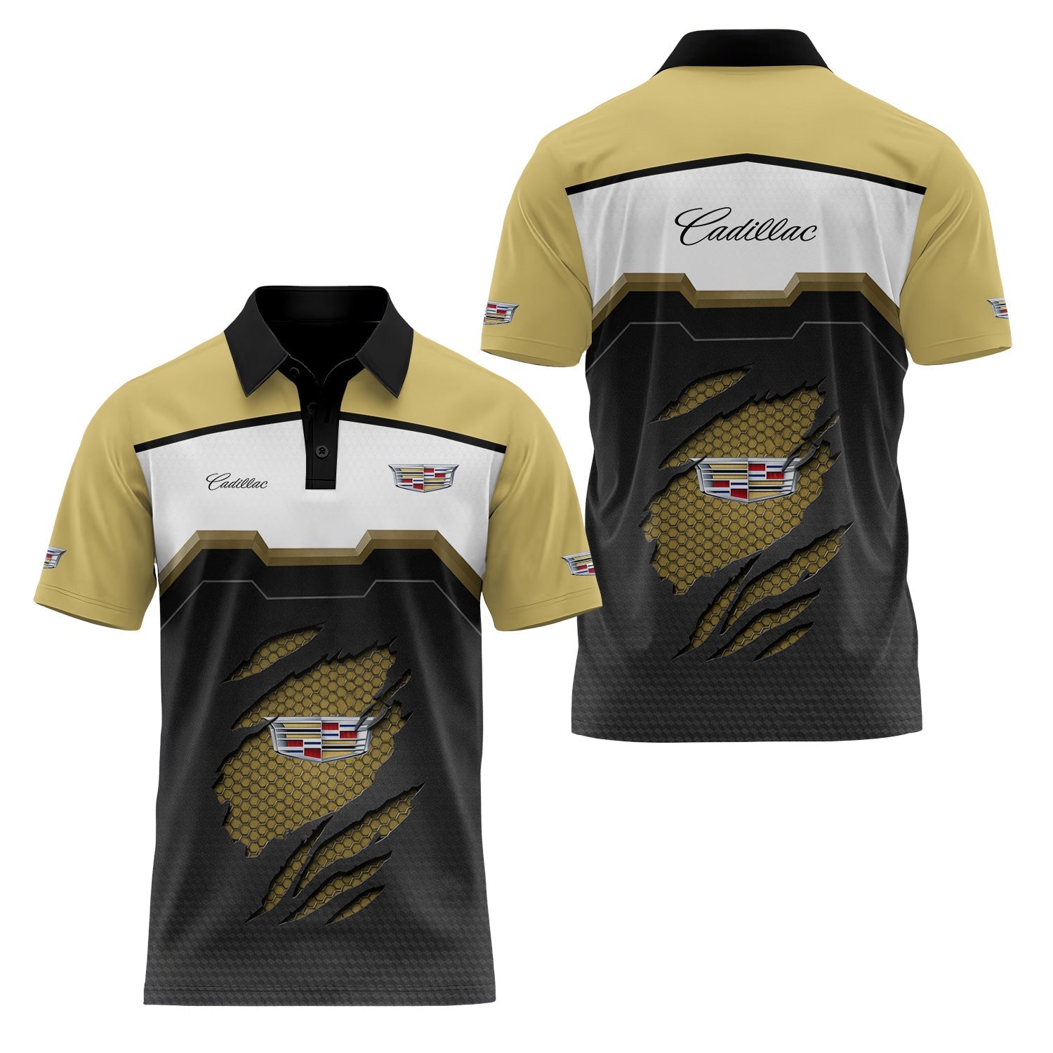 Cadillac Short Sleeve Polo USPL2839