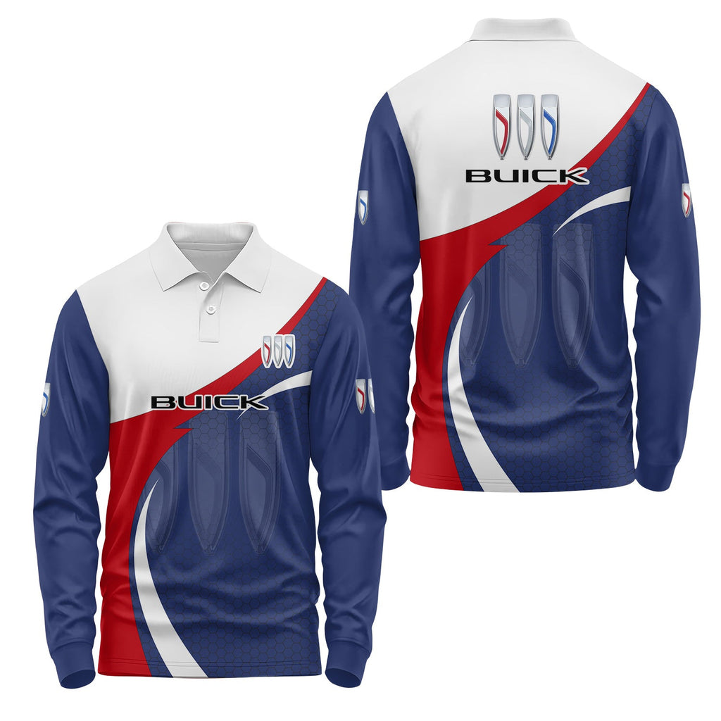 Buick Long Sleeve Polo USPL3102