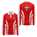Ford Mustang Long Sleeve Polo USPL2714