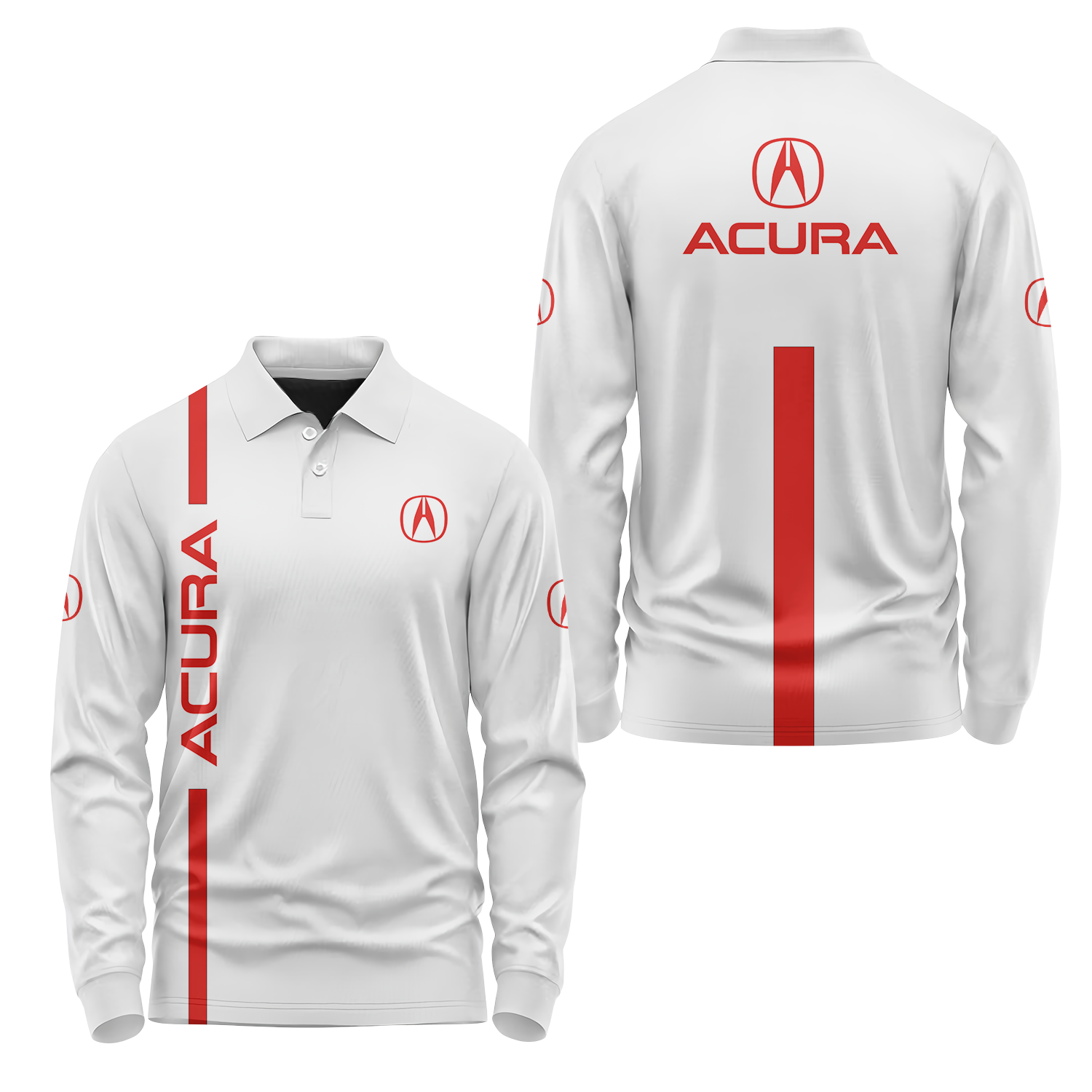 Acura Long Sleeve Polo USPL2732