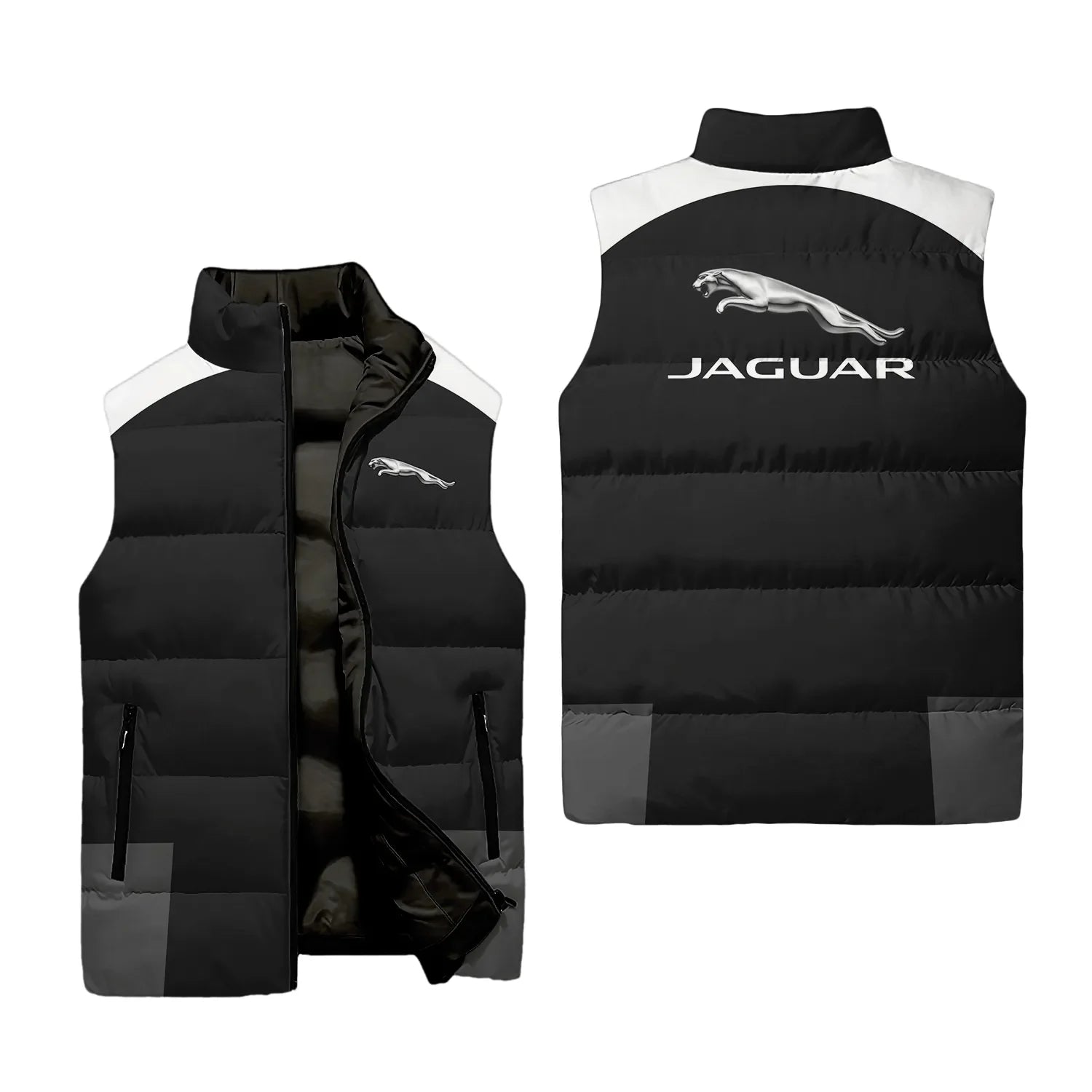 Jaguar Sleeveless Puffer Jacket SC016