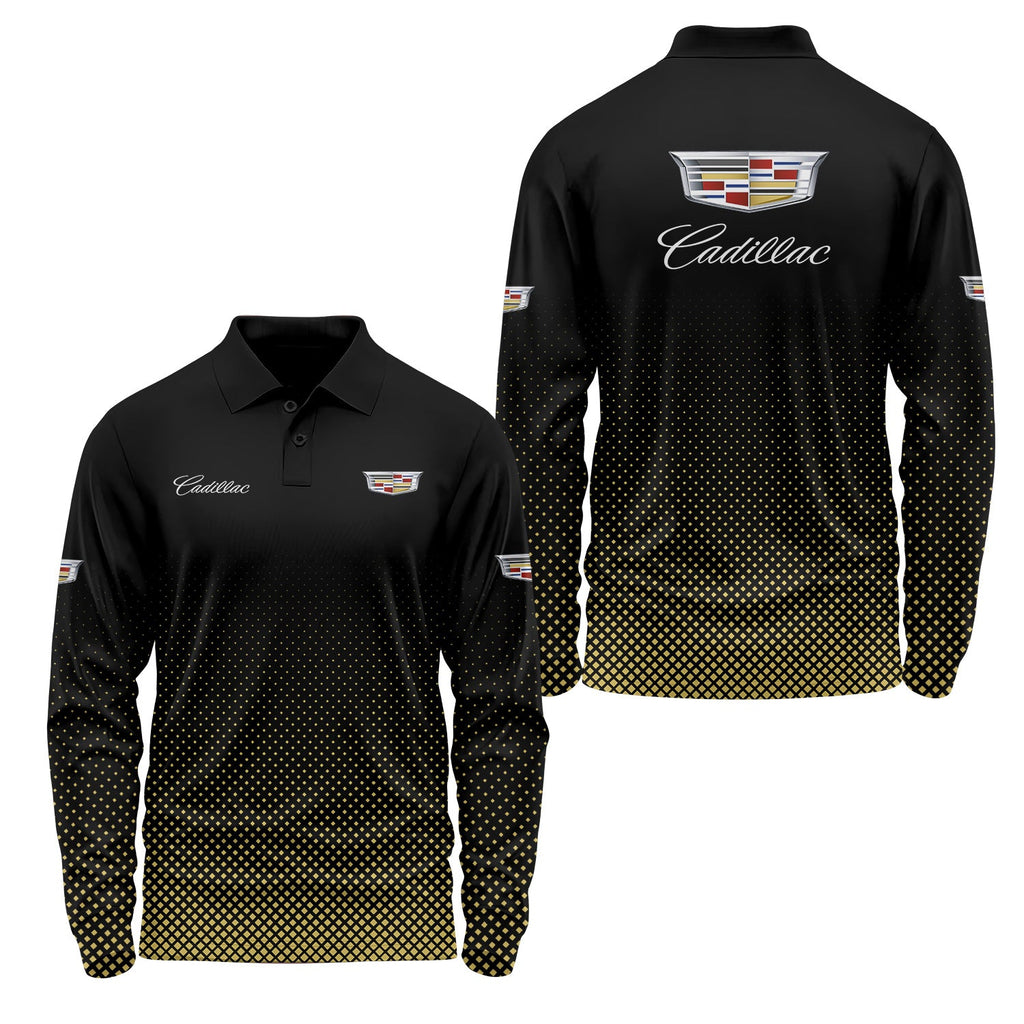 Cadillac Long Sleeve Polo USPL2793