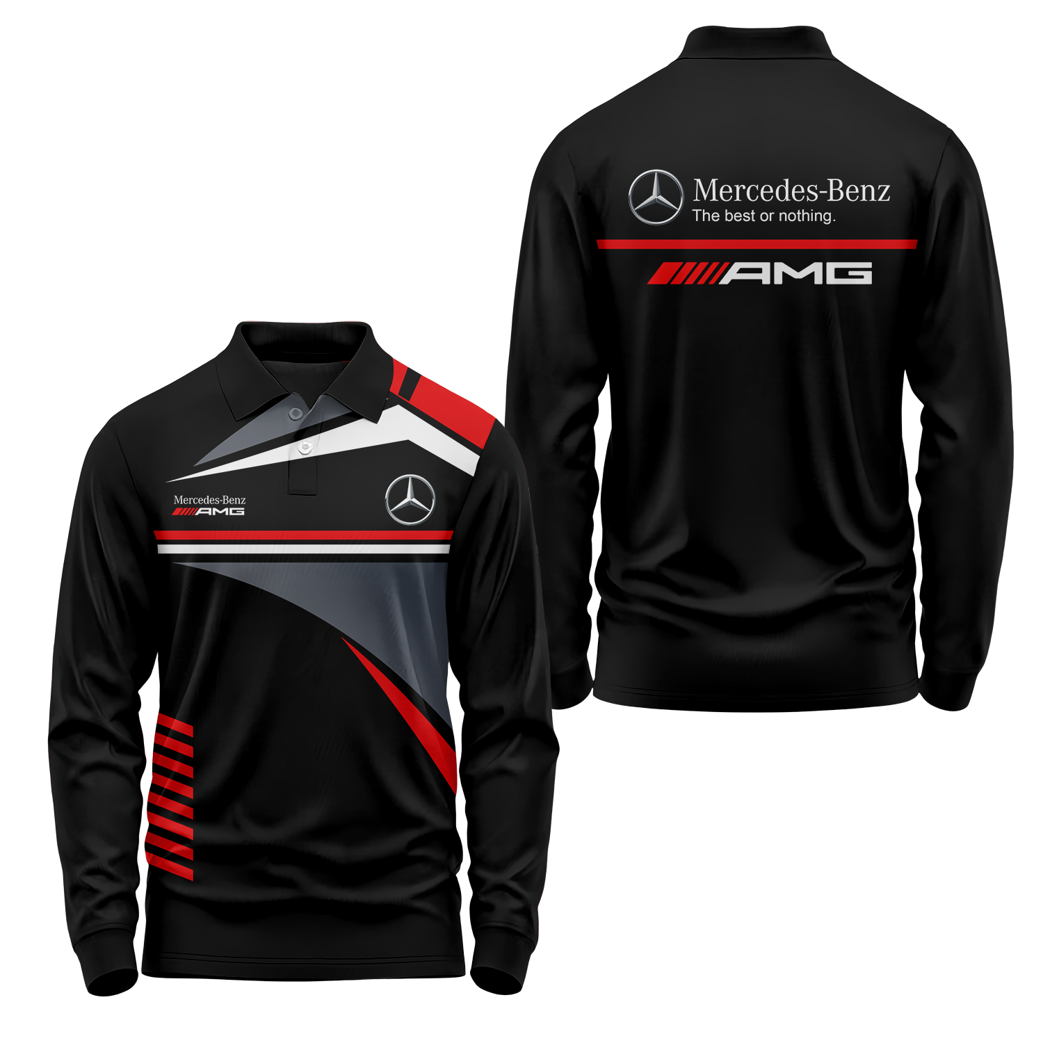 Mercedes Long Sleeve Polo MERC002