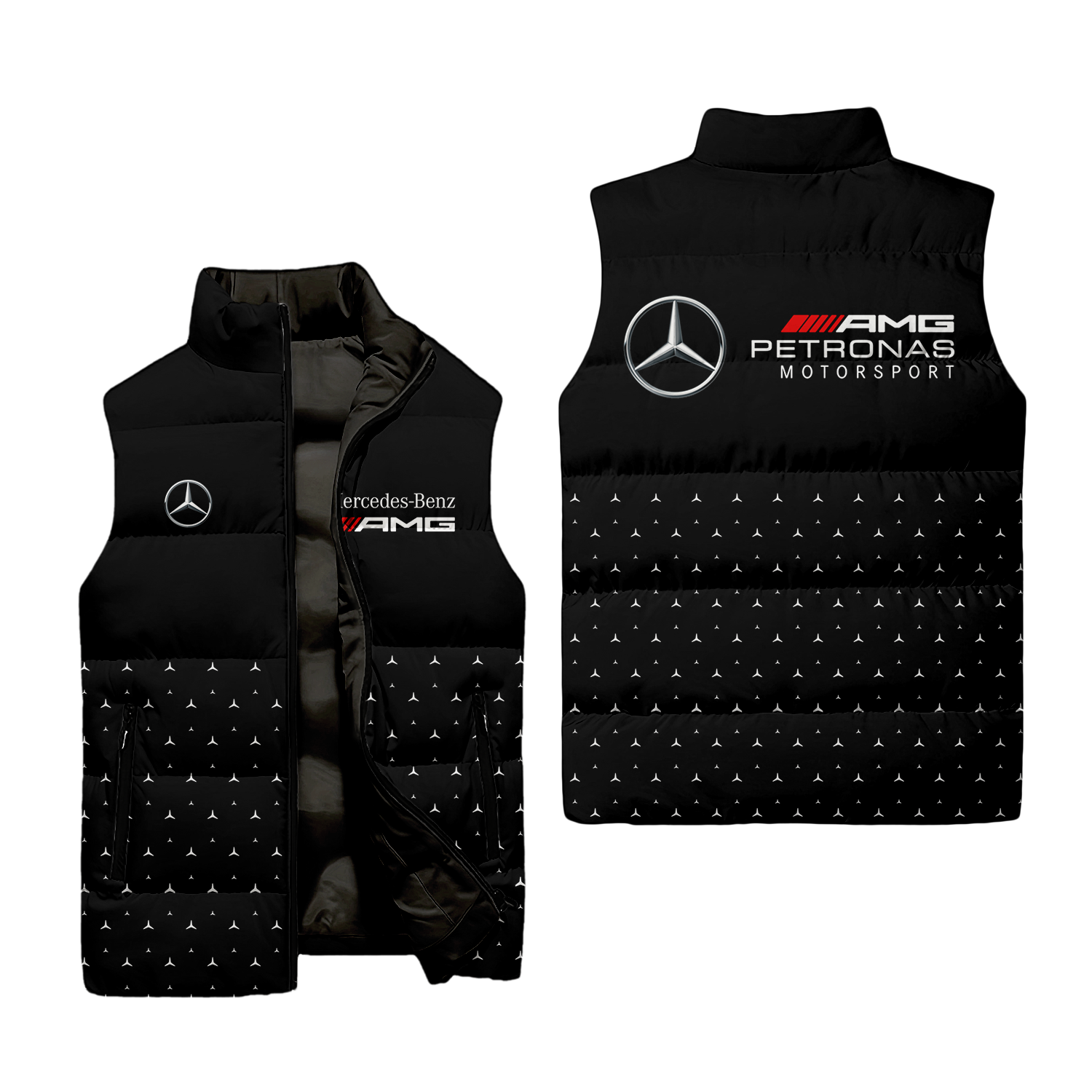 Mercedes Sleeveless Puffer Jacket MERC004