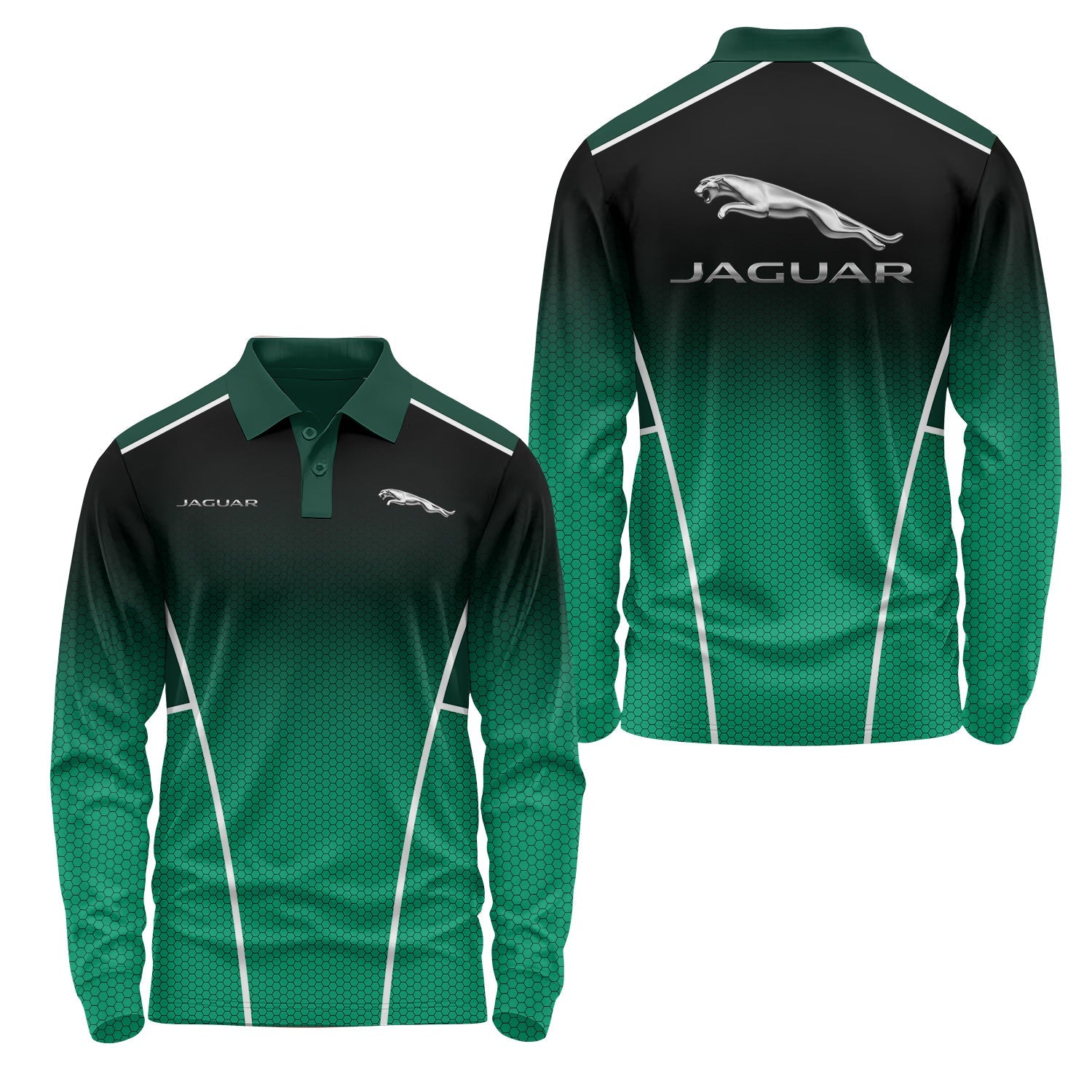 Jaguar Long Sleeve Polo USPL3206