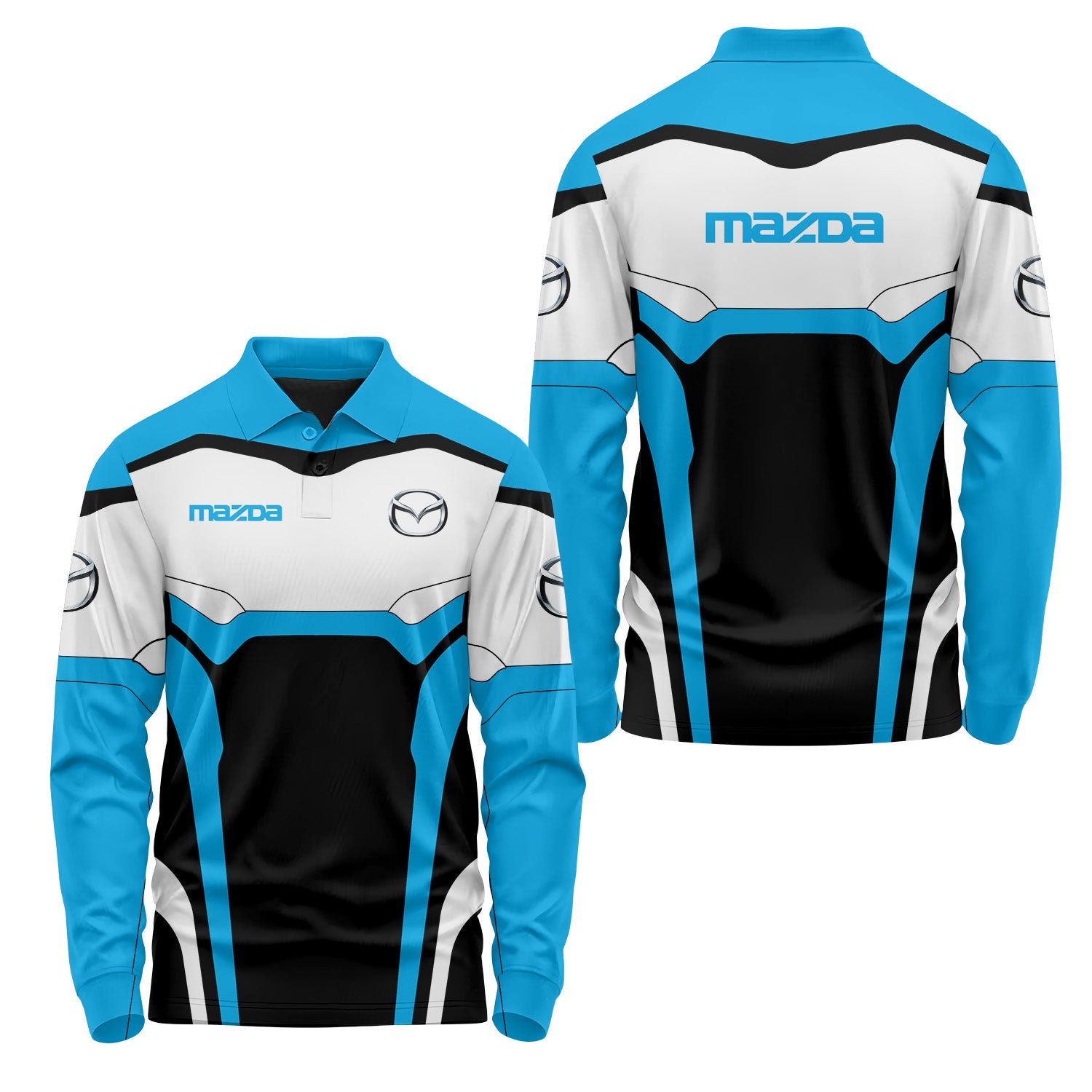 Mazda Long Sleeve Polo USPL2355