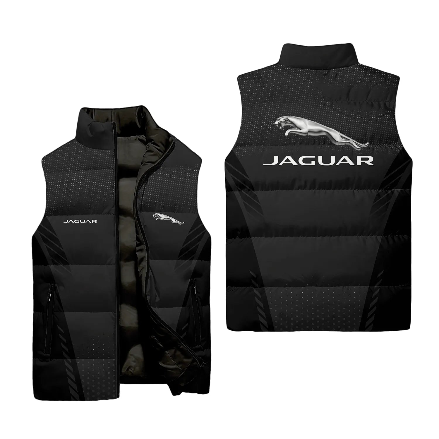 Jaguar Sleeveless Puffer Jacket SC017