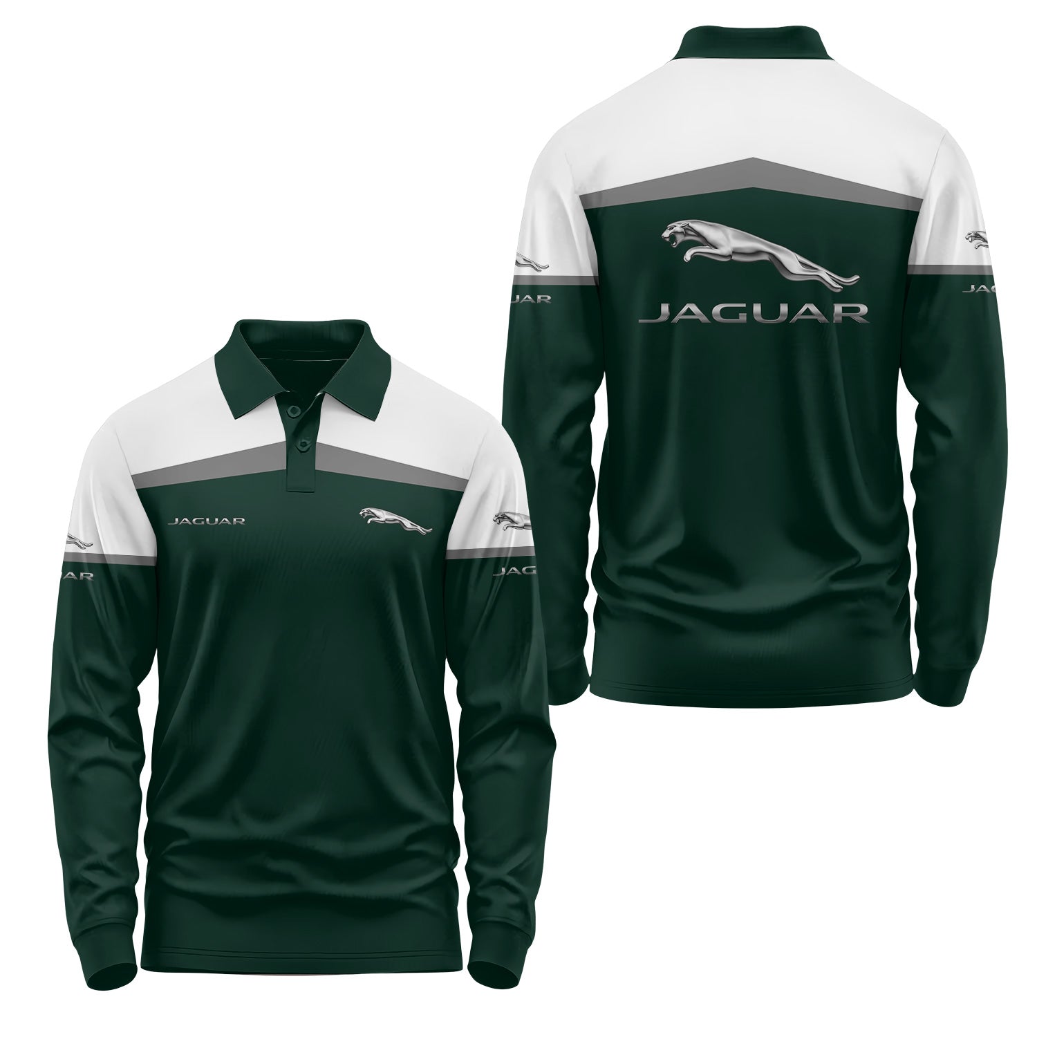 Jaguar Long Sleeve Polo USPL3218