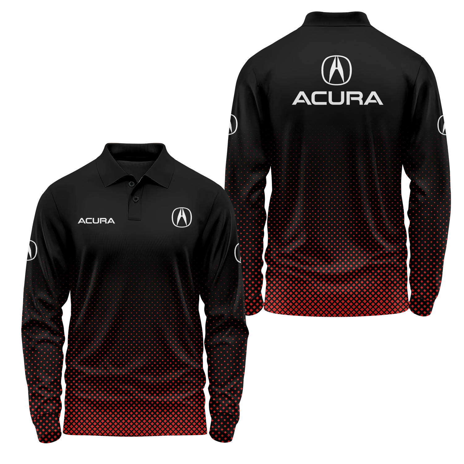 Acura Long Sleeve Polo USPL2733