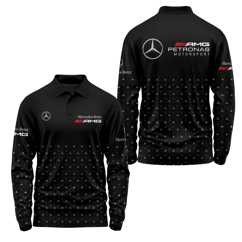 Mercedes Long Sleeve Polo MERC004