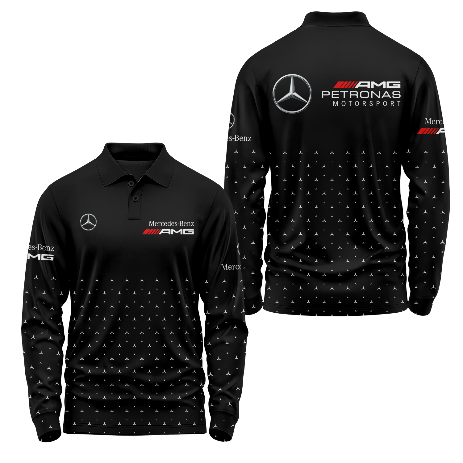 Mercedes Long Sleeve Polo MERC004