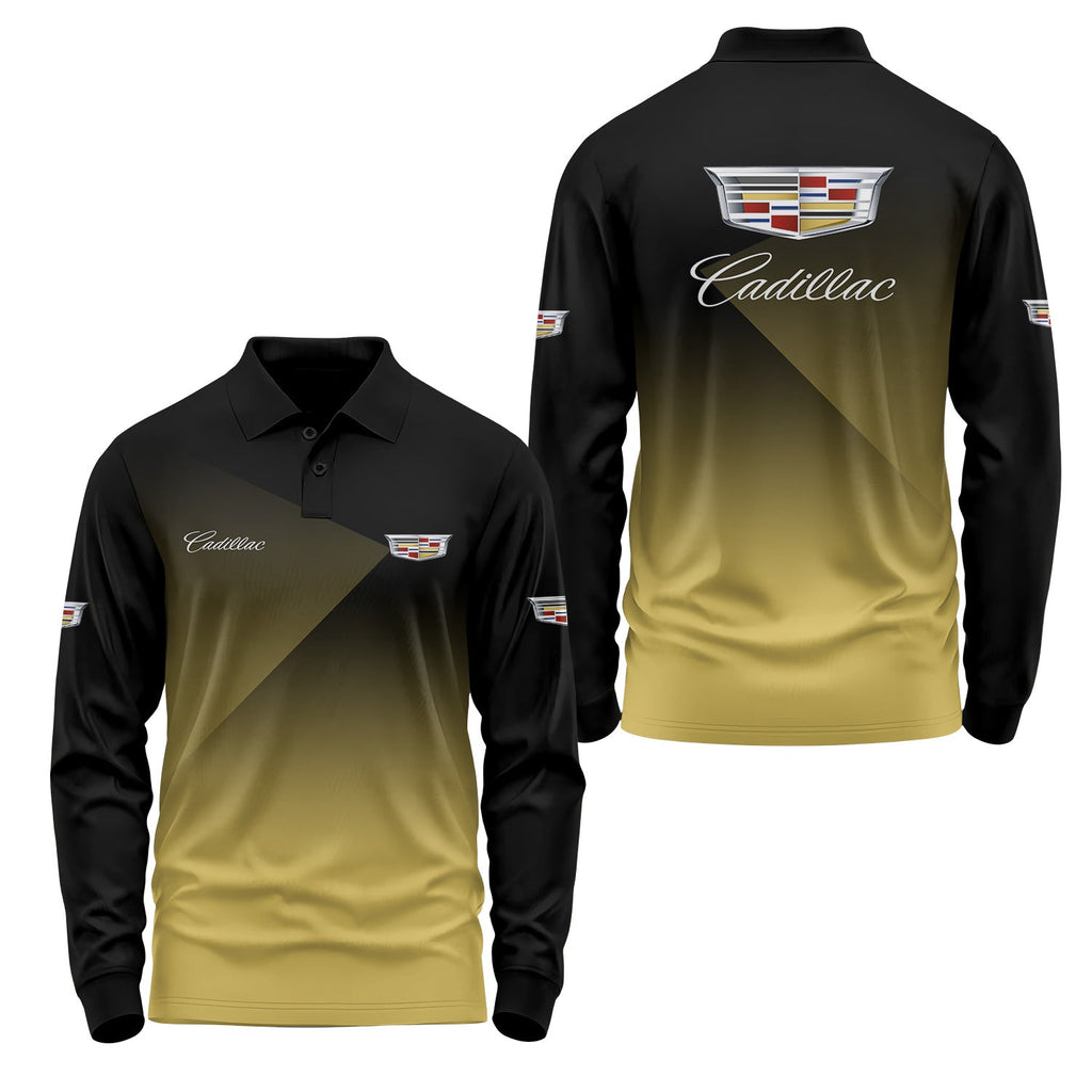 Cadillac Long Sleeve Polo USPL2789