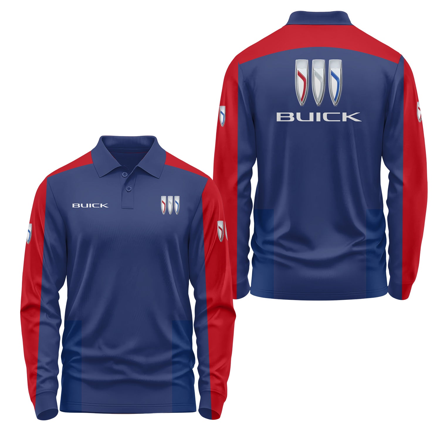 Buick Long Sleeve Polo USPL3085