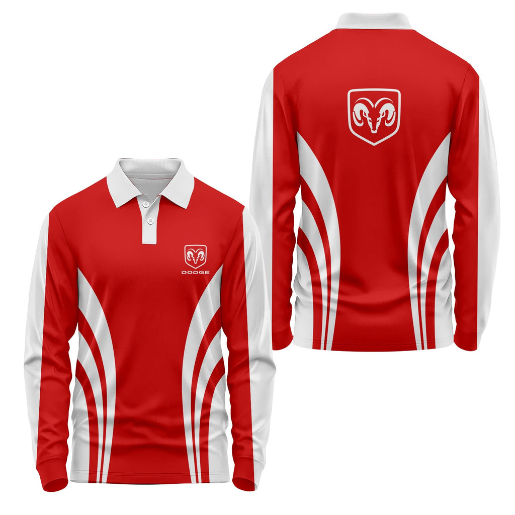 Dodge Long Sleeve Polo USPL2954
